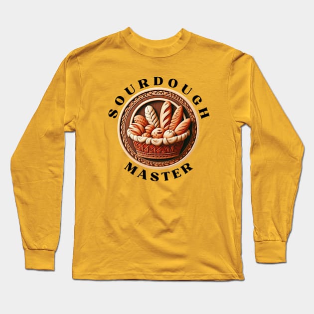 Sourdough Master Long Sleeve T-Shirt by Desert Owl Designs